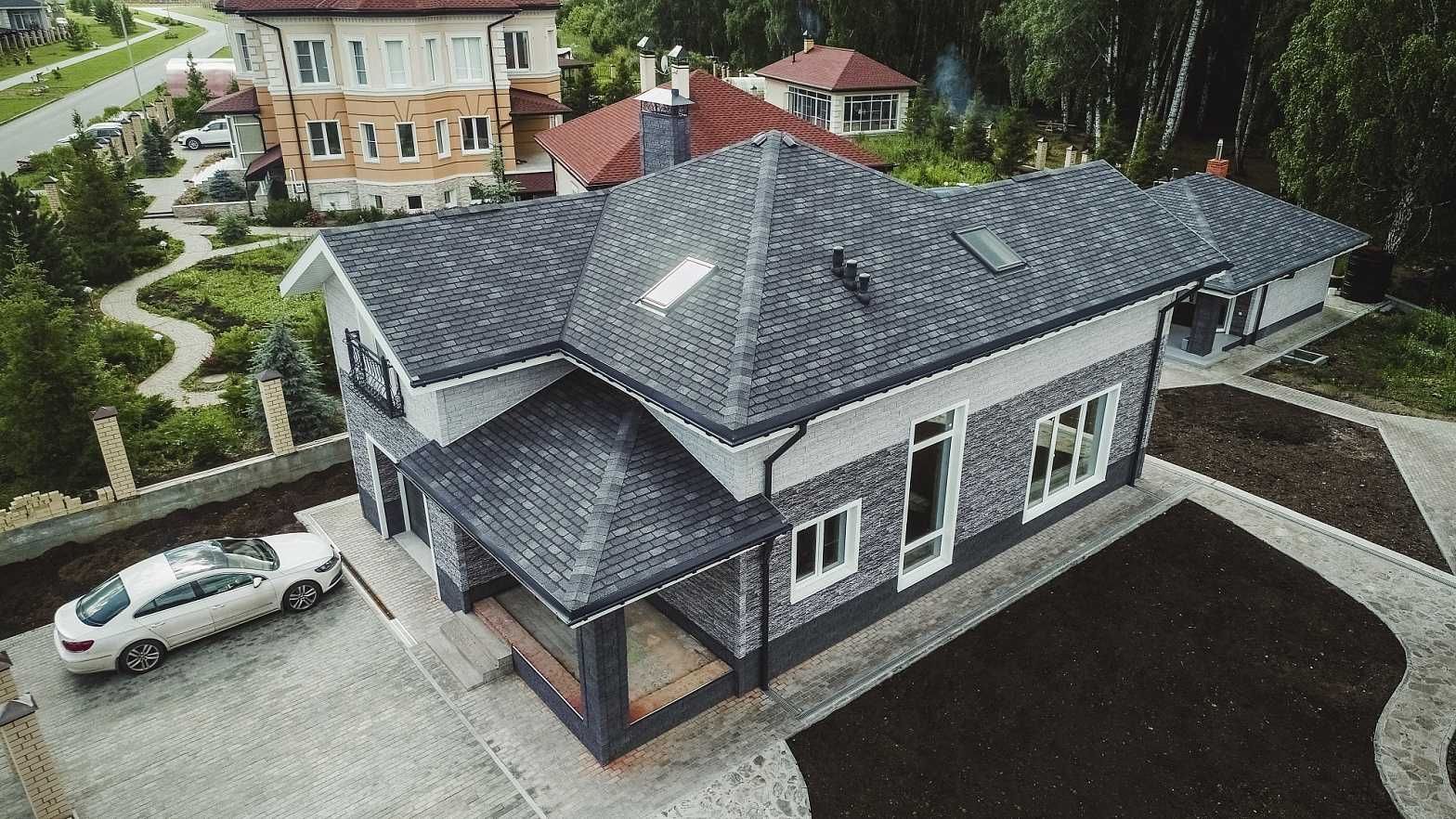 Гибкая черепица, мягкая кровля Алматы