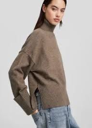 Свитер Bershka Raised Neck, б/у, размер XL