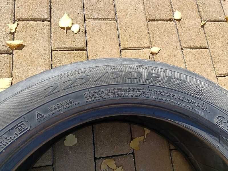 Шины 225/50 R17 - "Michelin Primacy НР" (Германия), летние.