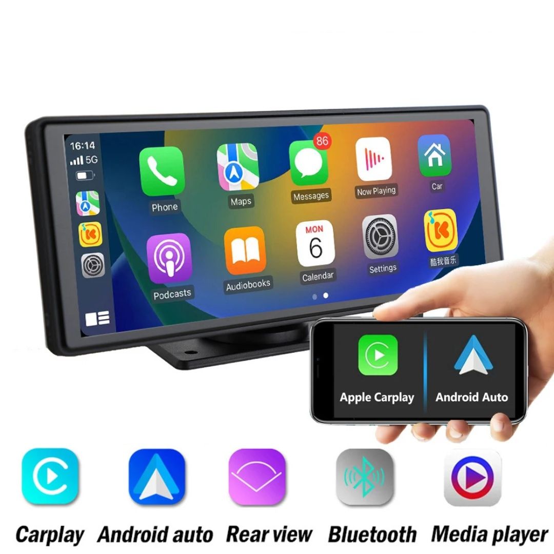 Carplay, Android auto монитор 3 в одном