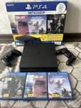 PlayStation 4 slim 1 tb + 3 диска