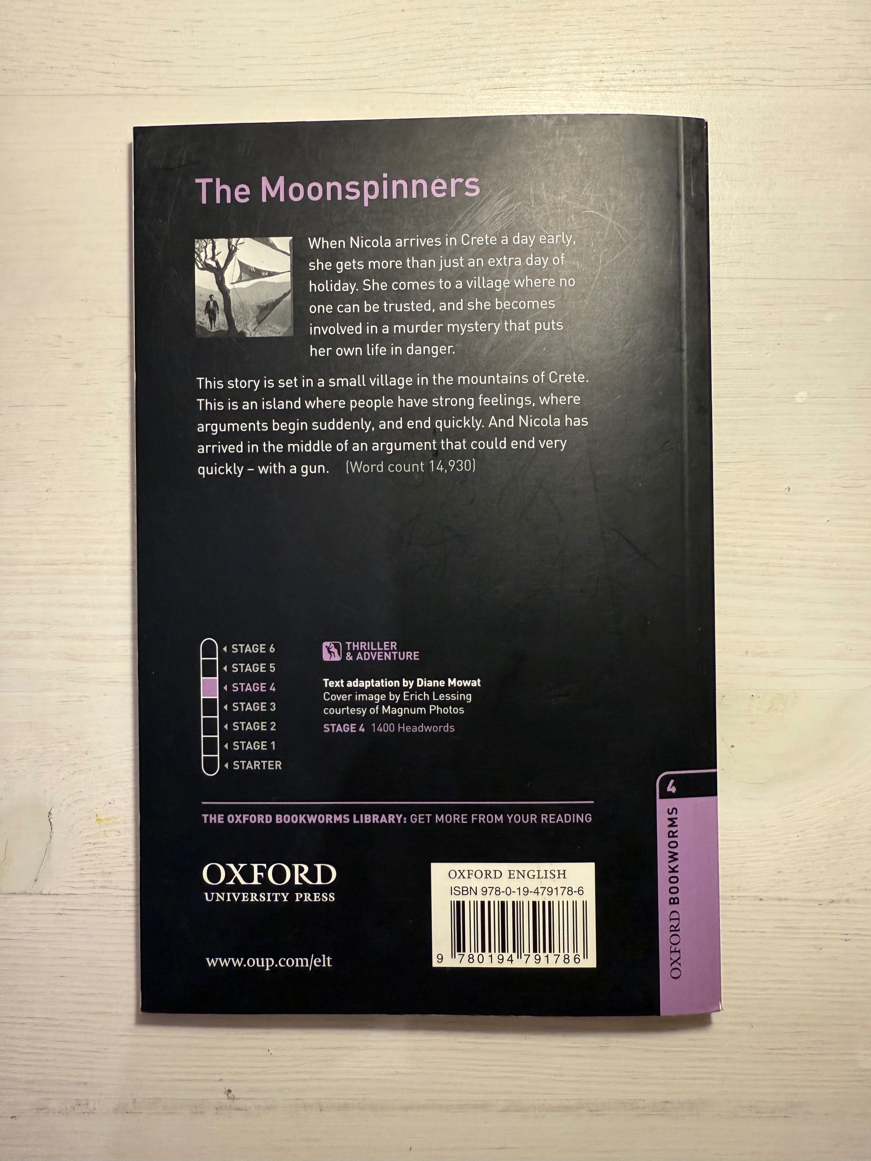 Oxford Bookworms Library Level 4: “The Moonspinners” by Mary Stewart
