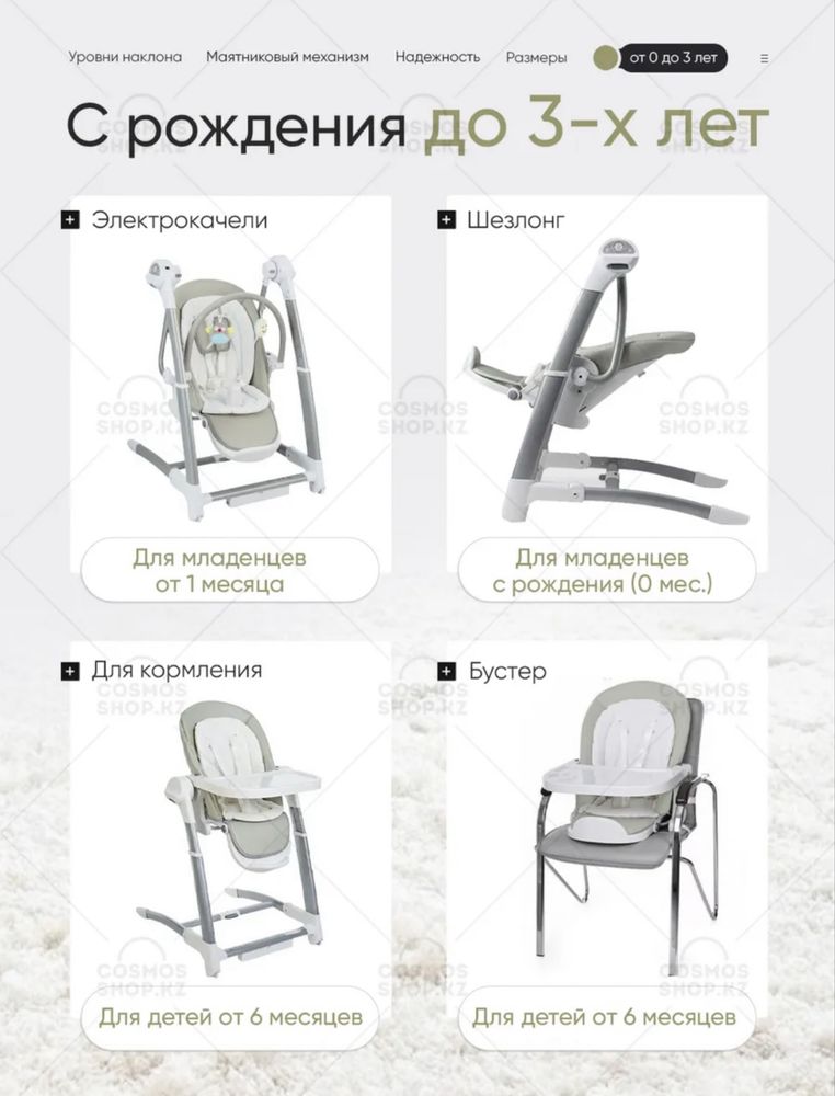 универсальный стульчик для кормления