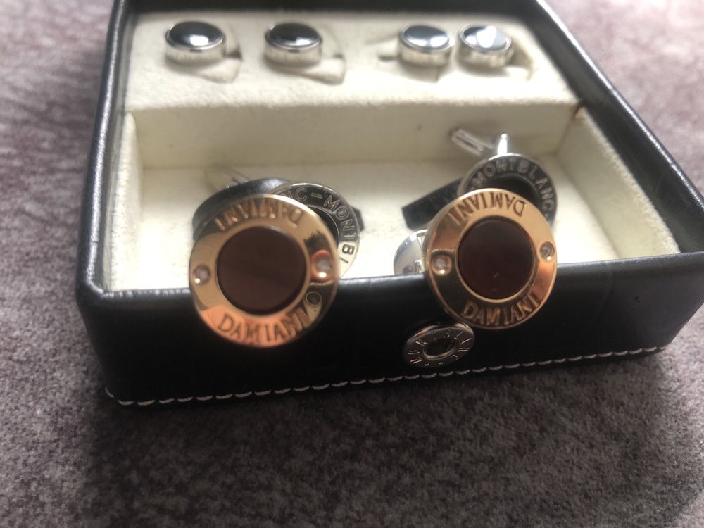 Запонки от 2 брендов, The blanc, Damiani
