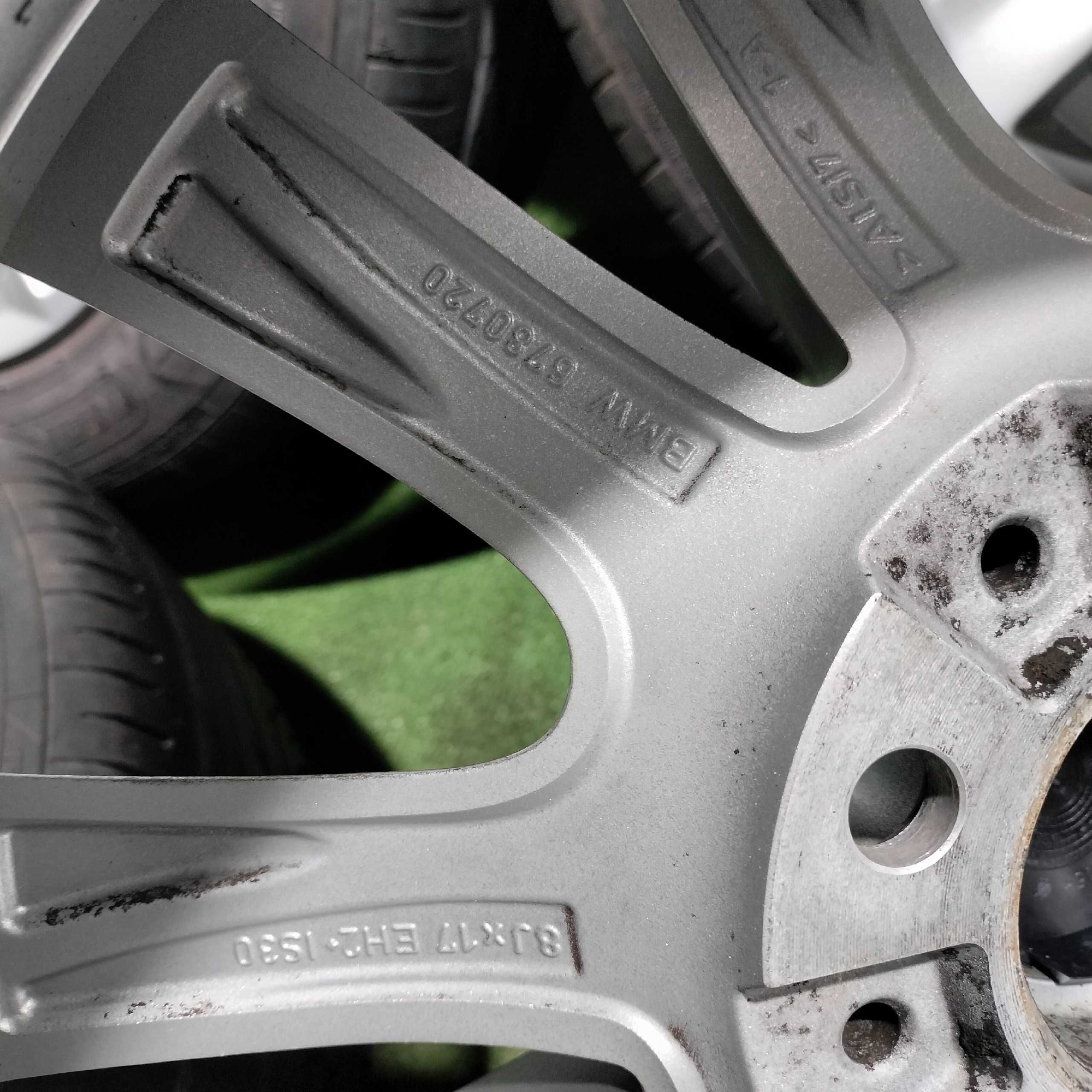 Продам Оригинальные Диск с шинами BMW 236 стиль 225/55R17 Hankang