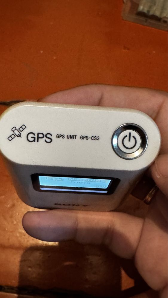 Gps sony cs3, gps unit