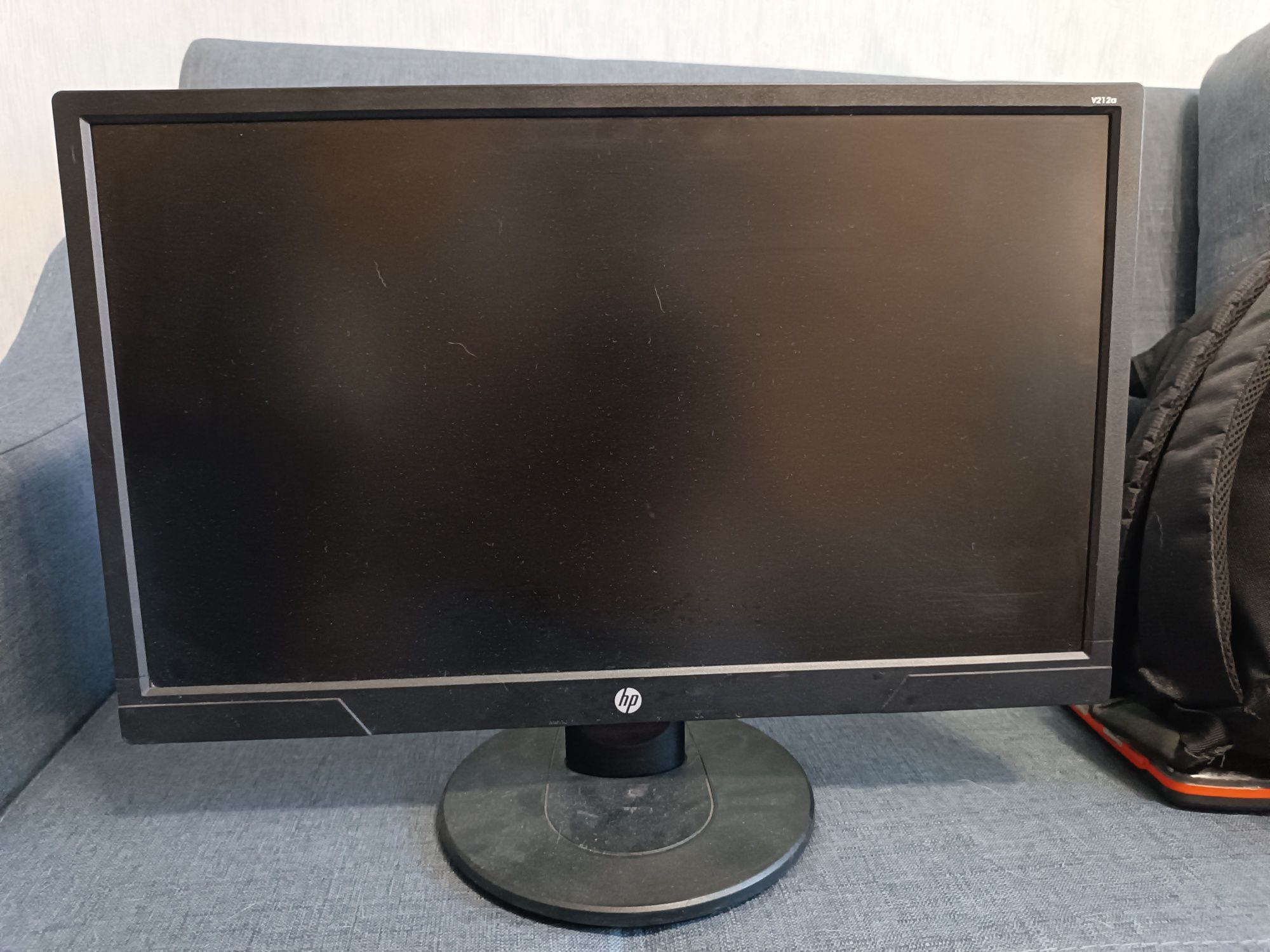 I3 8100, 1050ti, 16gb ddr4, системный блок HP + монитор HP 20.7