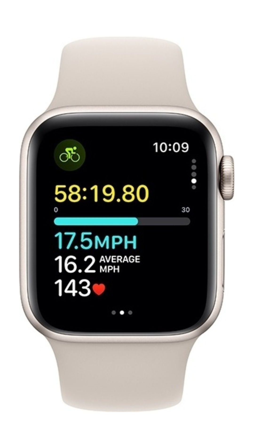 Смарт-часы Apple Watch SE GPS Gen.2 2024 M/L 44 мм цвет starlight