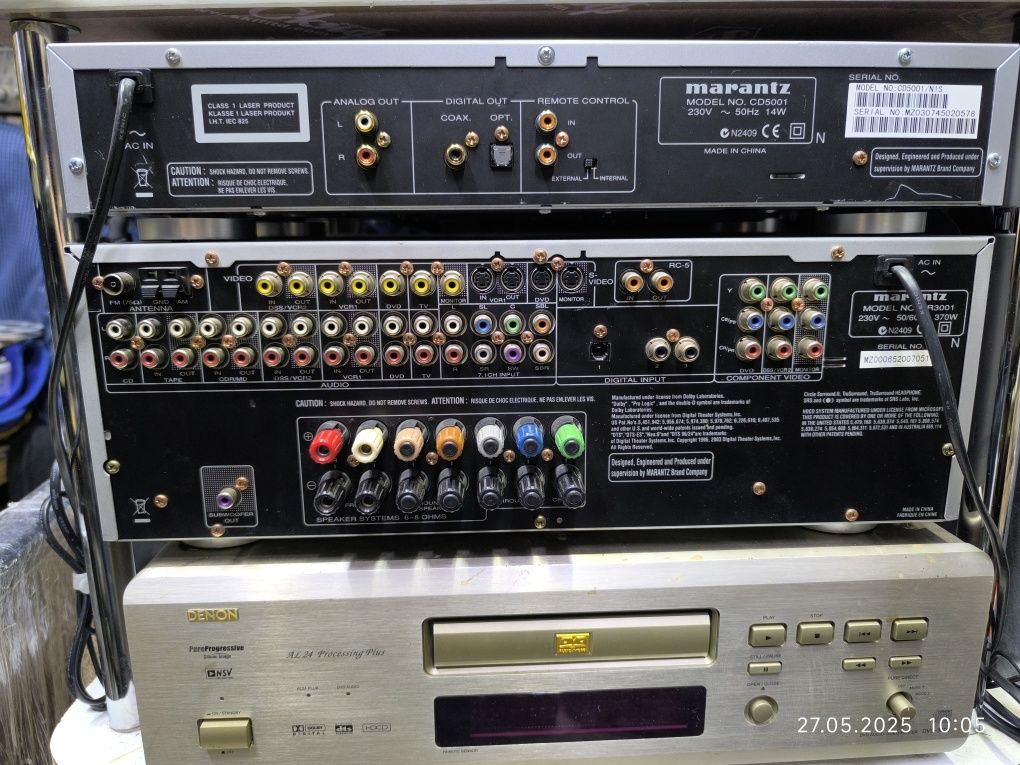 Комплект аудио MARANTZ,рессивери CDпроигрыватель,в Алматы
