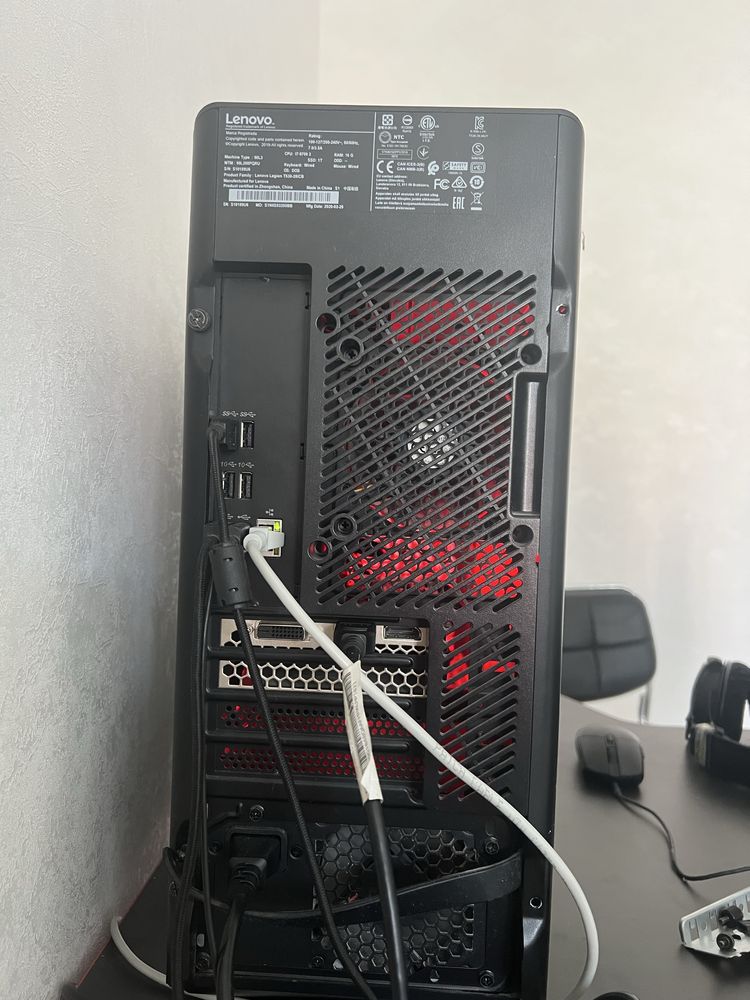 Компьютер Lenovo i3-9100F/16Gb/GTX1050-2Gb/SSD512Gb