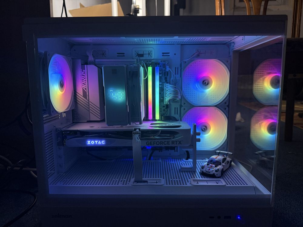 Игровой ПК RTX 4060 Ti Ryzen 5 32GB DDR5 SSD 1TB Монитор 320Hz
