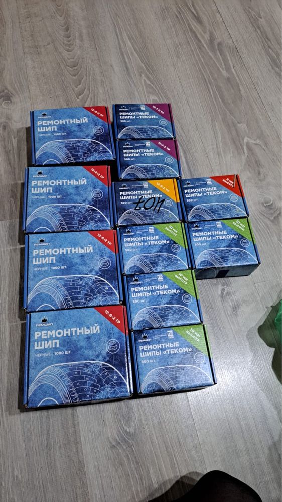Продаем и Устанавливаем ремонтные шипы ТЕКОМ