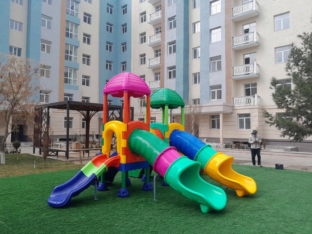 Детские игровые площадки, ойын алаңы, детские горки,