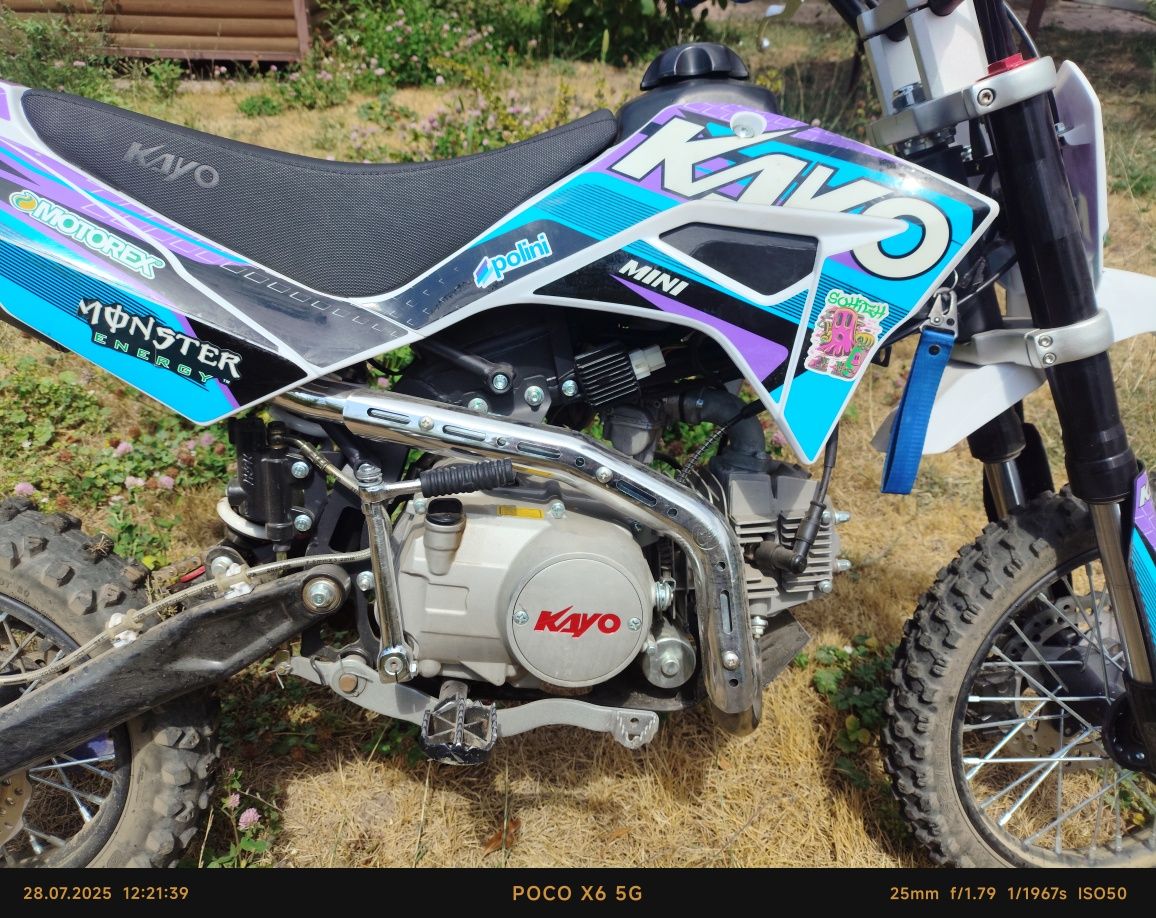 Kayo mini yx125em питбайк 14\12 в хорошем состоянии