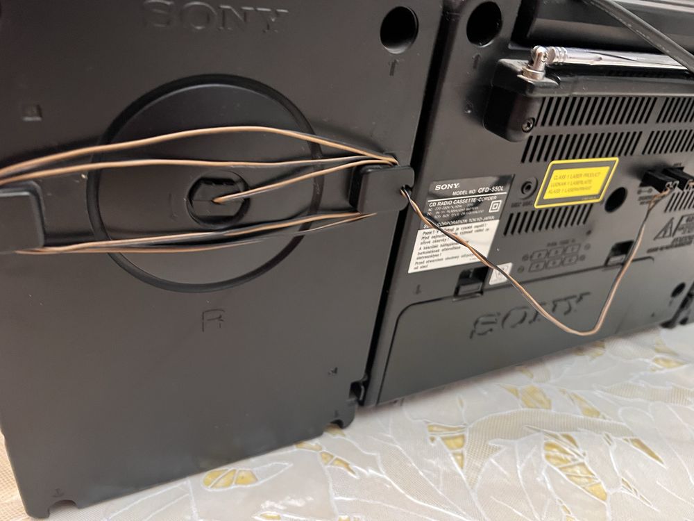Магнитола Sony CFD-550L stereo в отличном рабочем состоянии!