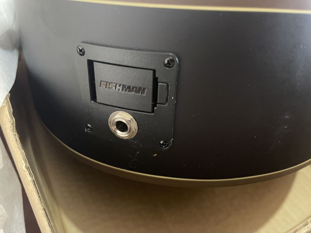 ARIA-101CE MTBK Matte black электро-акустическая гитара