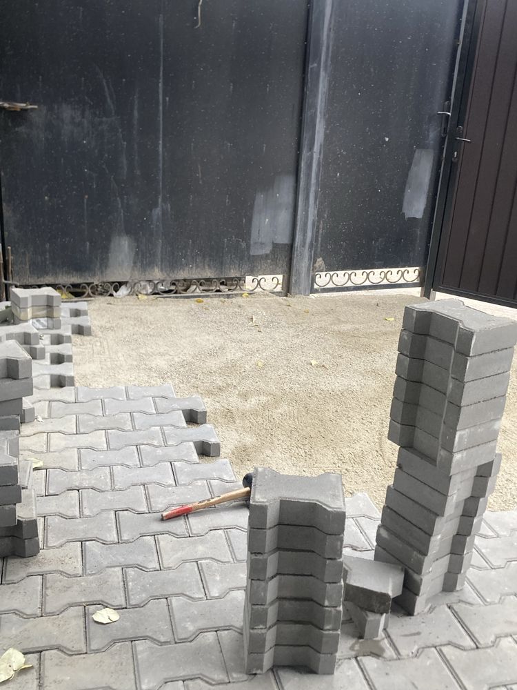 Укладка брусчатки 1500
