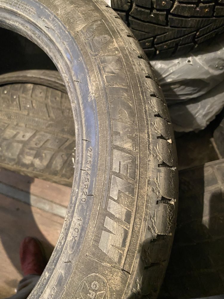 Автошины на 20. 275/45. Мишлен 1 шт в наличии