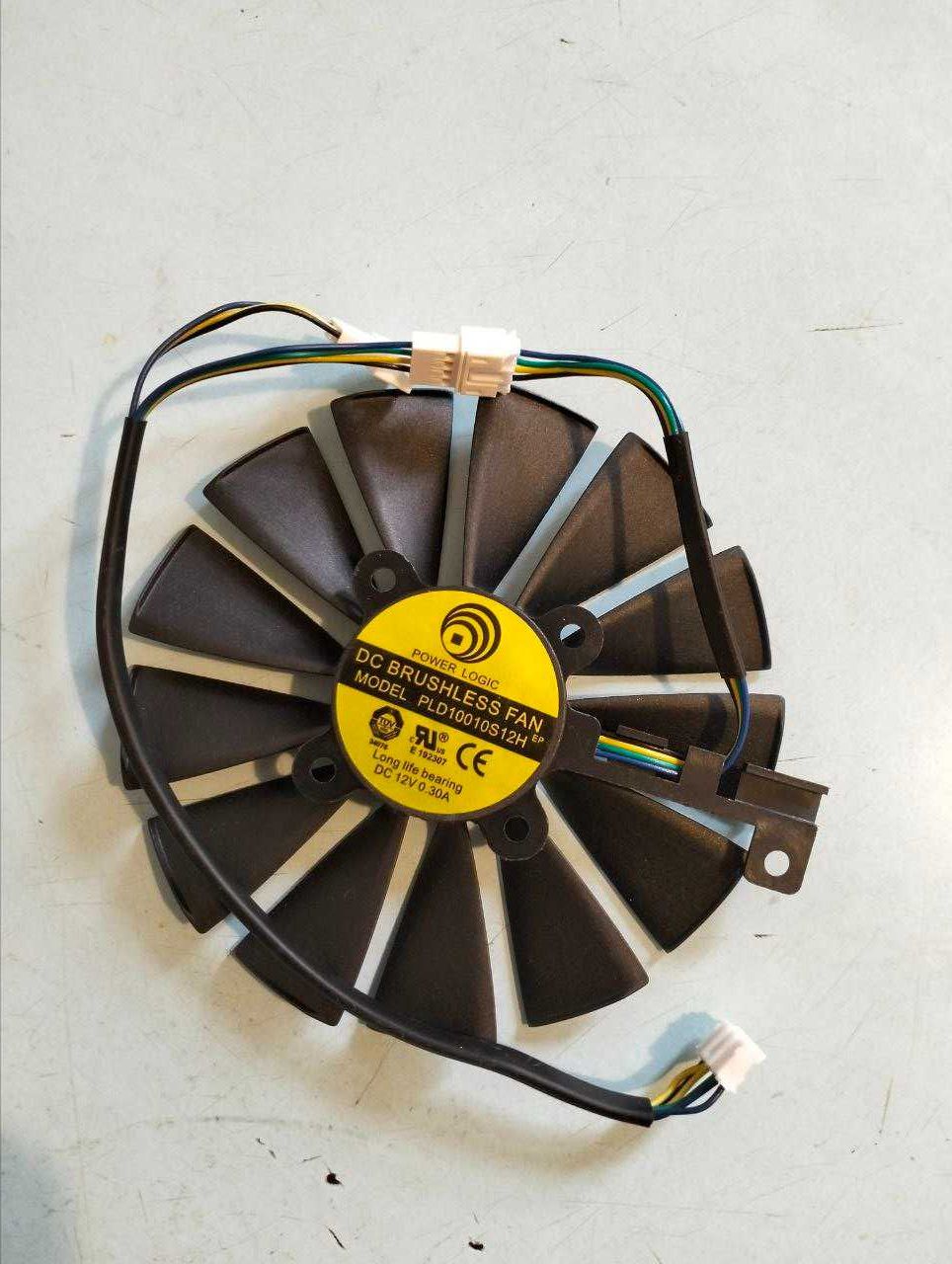 Продам  вентилятор для видеокарты ASUS ROG STRIX Dual RX 470, 570 .