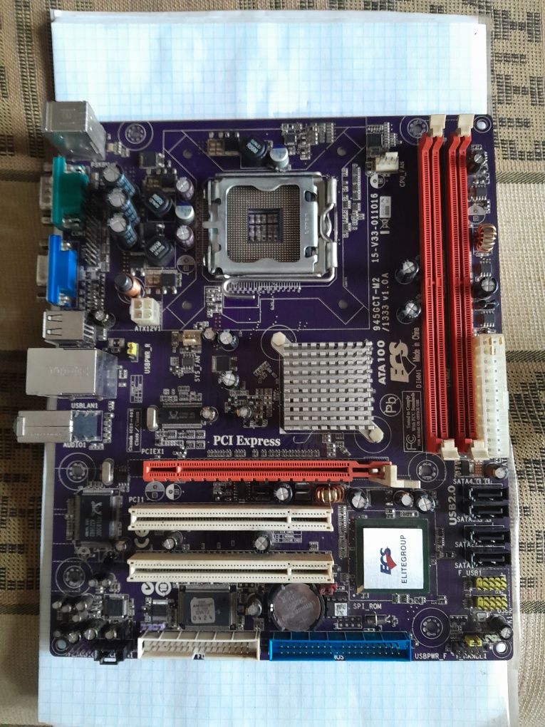 Материнская плата сокет 775 матплата для компьютера soket 775 DDR3 ECS