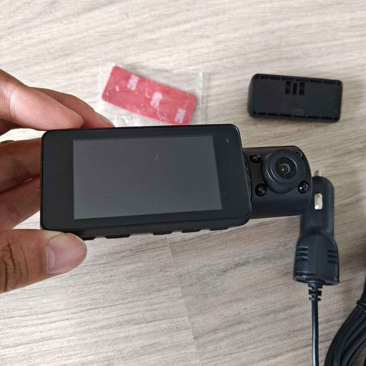 Из Америки! Quad HD + Quad HD Видеорегистратор 2 камеры 360° WI-Fi GPS