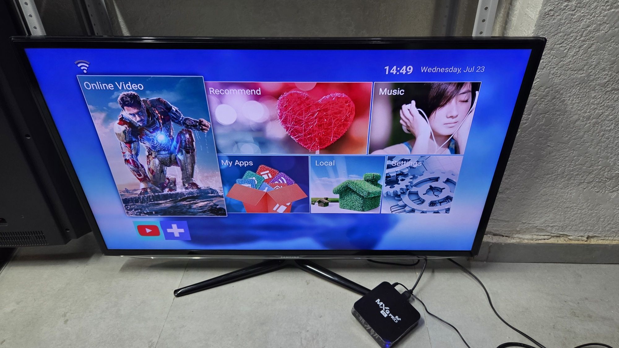*️⃣ОРИГИНАЛ Samsung 102см Smart TV UE40Es6307+ Андроид Приставка/ QTV
