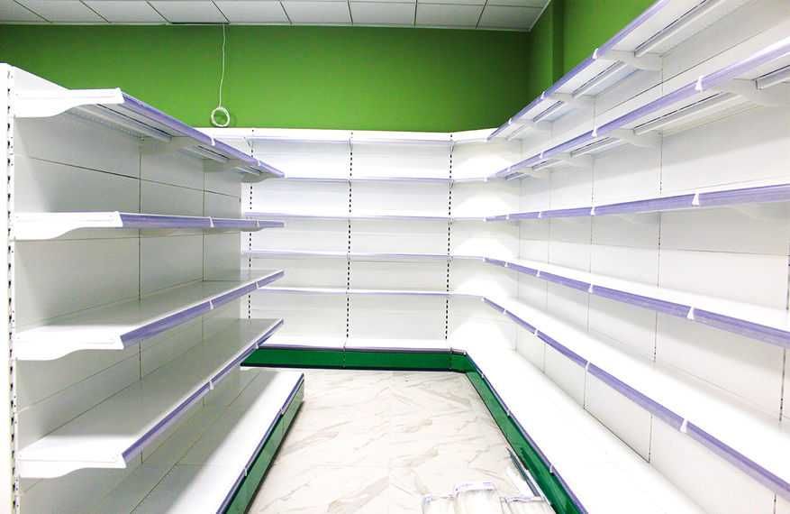 Торговые универсальные стеллажи в магазин, широкий размерный ряд tats