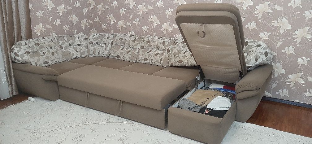 Мягкий уголок,диван раскладной