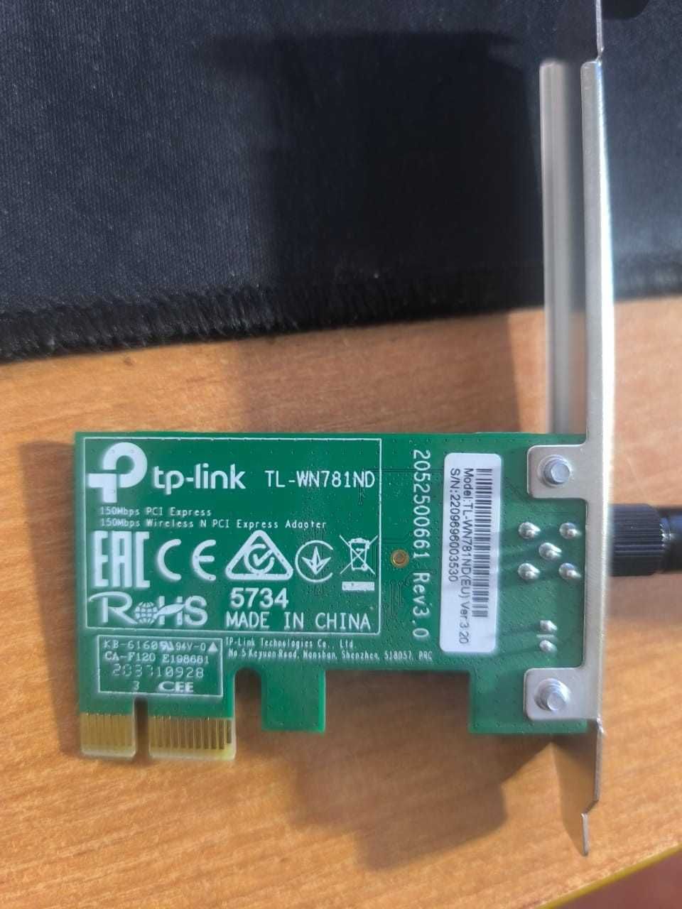 Сетевая карта TP-Link Wireless TL-WN781ND, внутренний WiFi адаптер