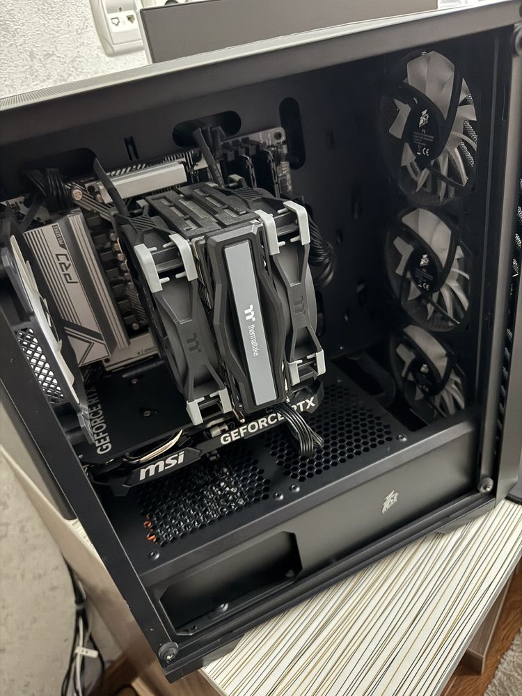 Мощный игровой ПК R7 8700f + RTX 4060 + монитор