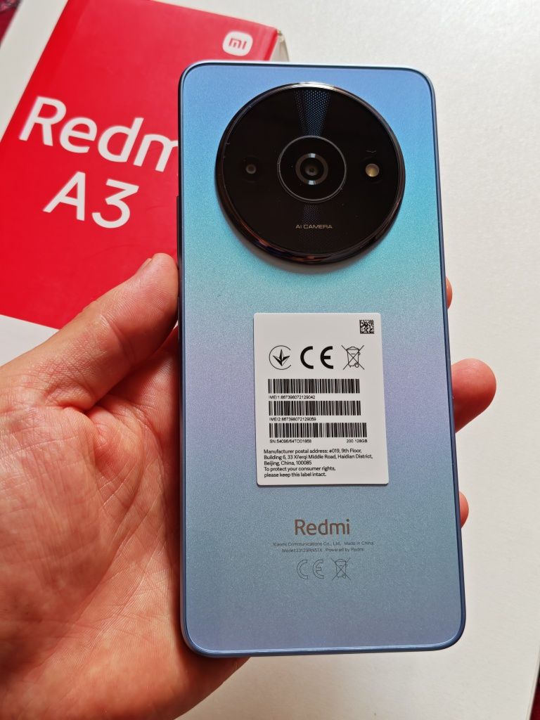 Redmi A3 128 gb 5000 mah Battery