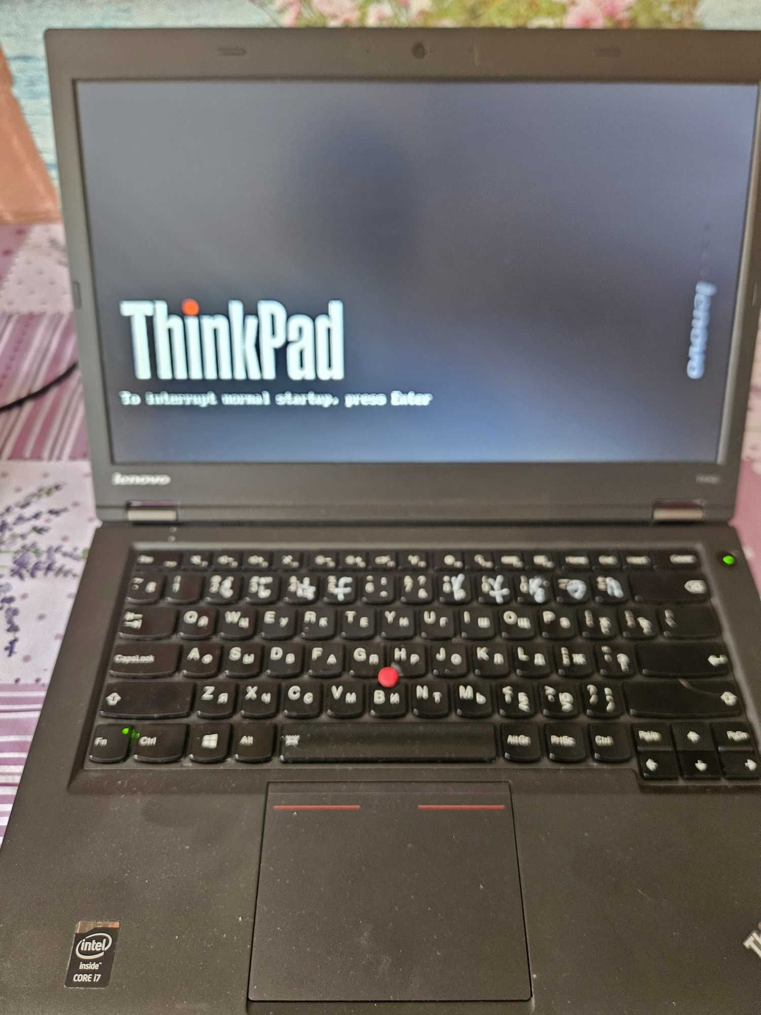 Ноутбук Lenovo ThinkPad t440p i7-4900MQ\8Gb\SSD256Gb\HH4600+GT730M