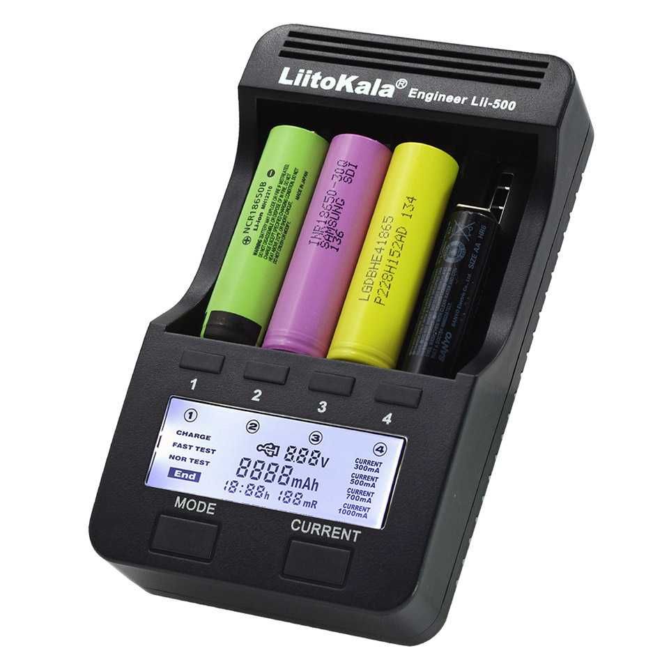 Зарядное устройство Litokala li-500 для  LI-on -Ni-Mi аккумуляторов