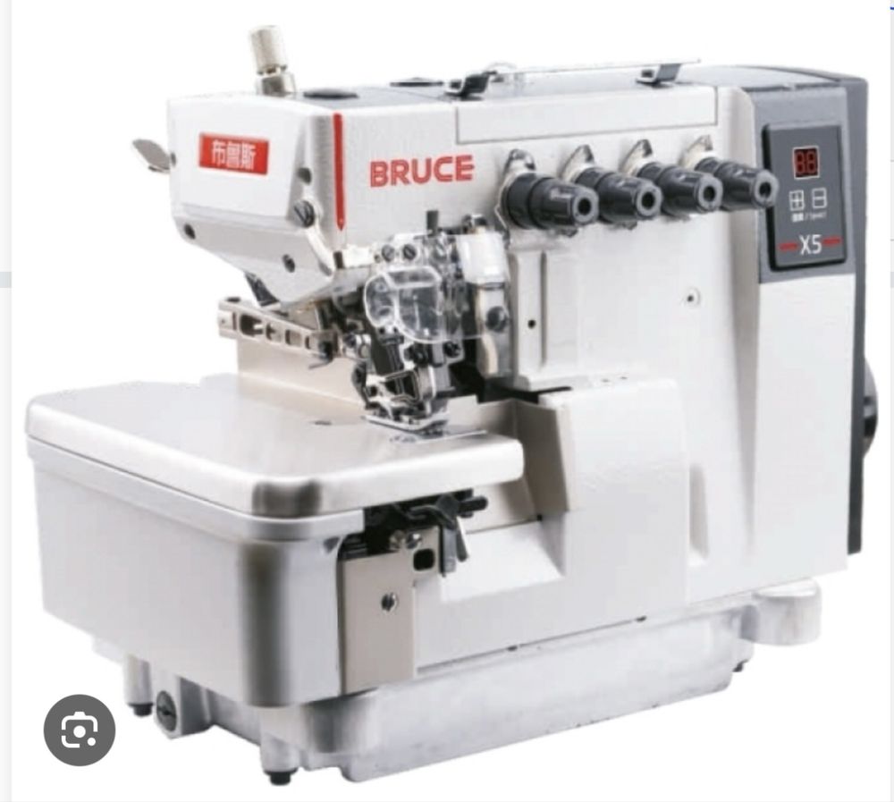Оверлок Bruce X5S-4-M03/333 серый