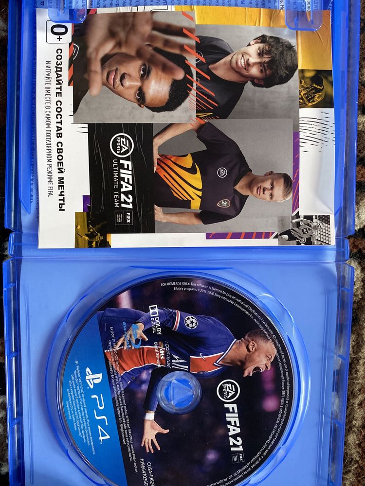Fifa 21 PS4 идеальное состояние диска. Торга нет