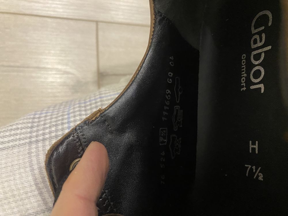Новые кожаные женские кеды Gabor Comfort