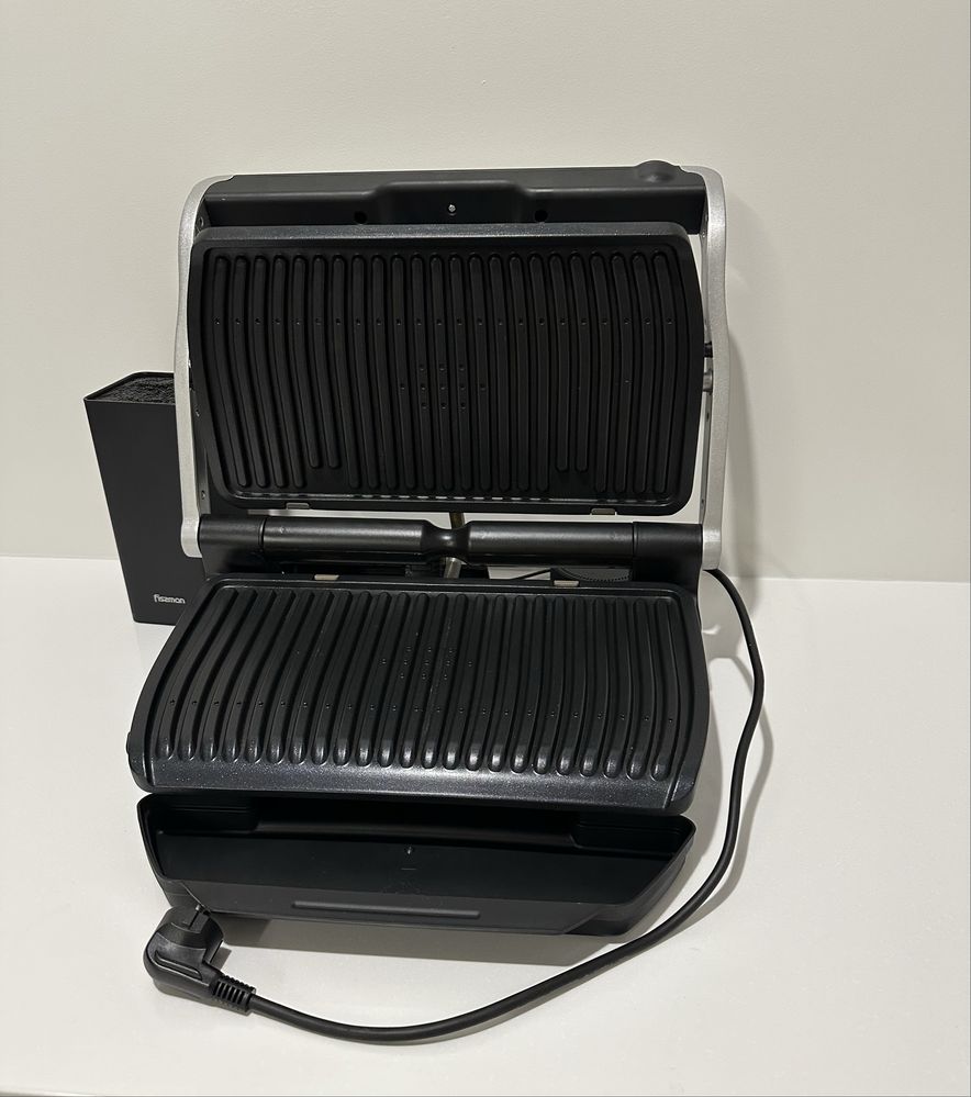 Гриль Tefal Optigrill + XL черный, серебристый