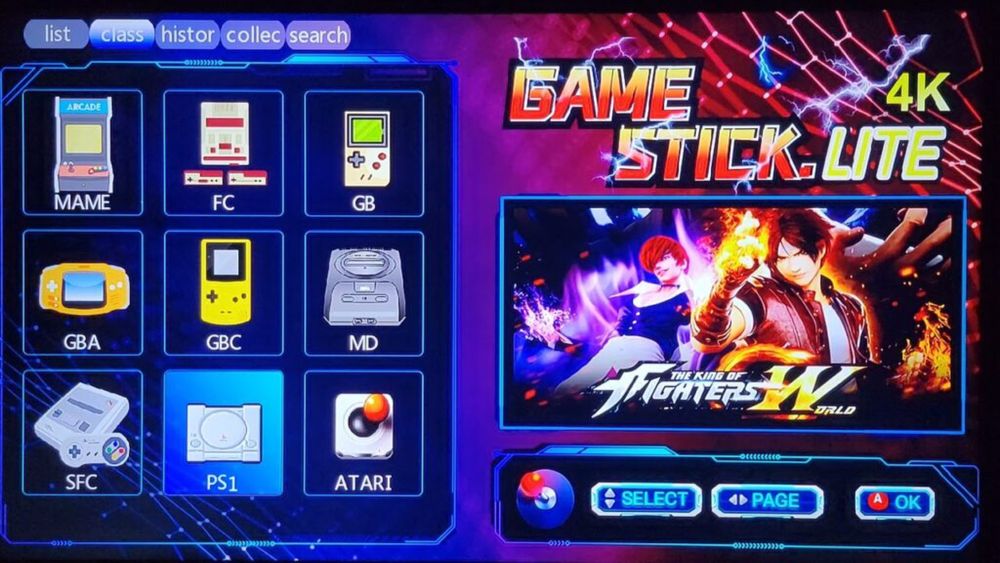 +10 000 ИГР! Игровая приставка Retro game stick 64Gb/Sega/Денди/Sony