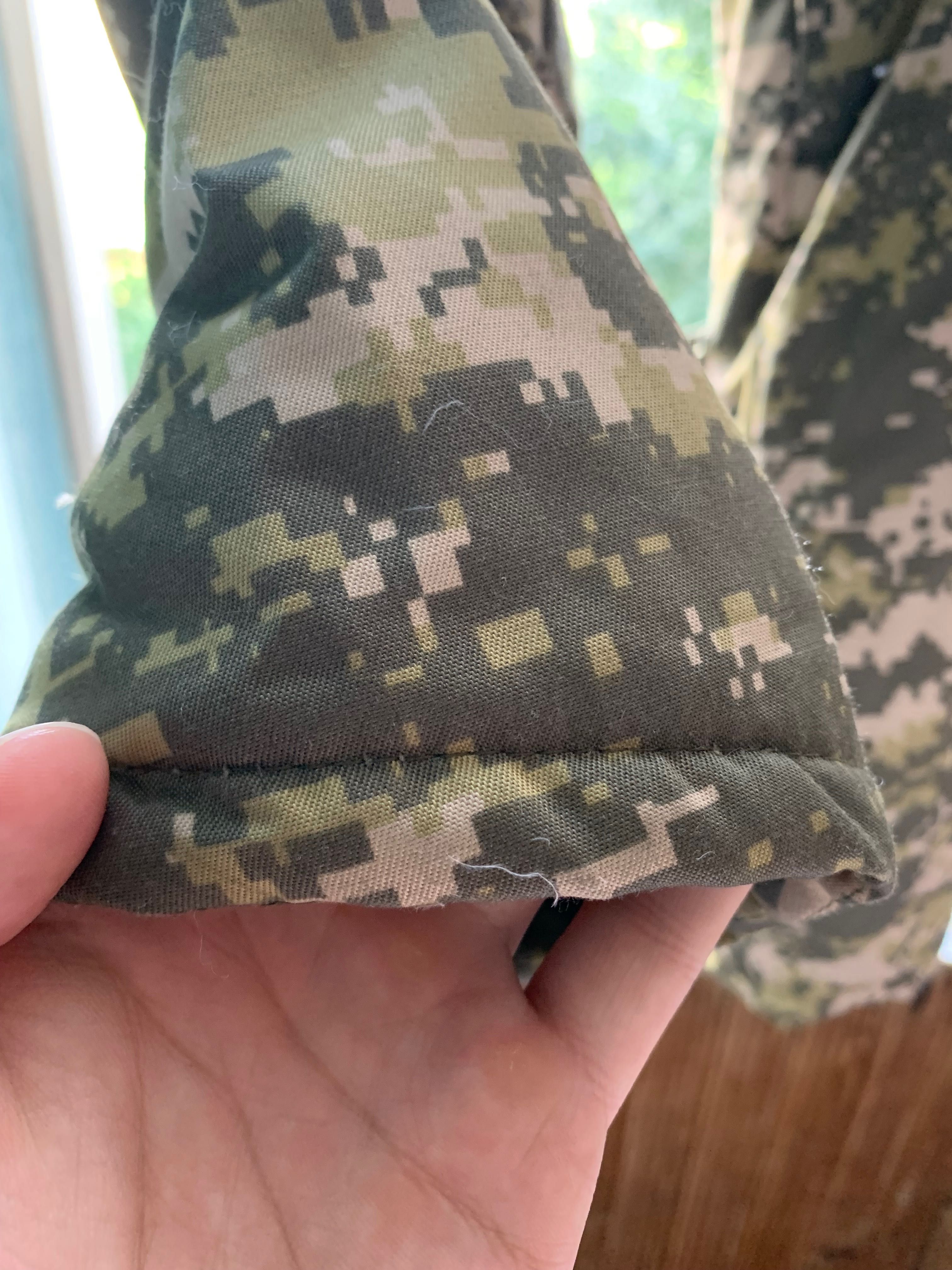 Зимний бушлат военный