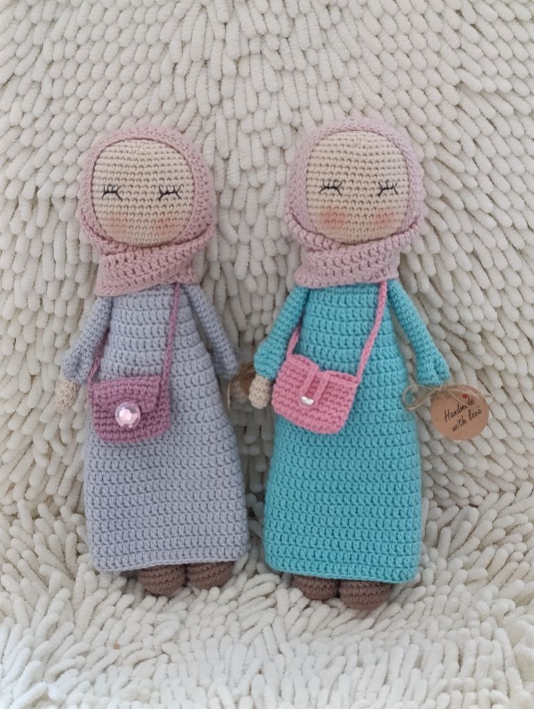 Кукла связанная крючком hand made