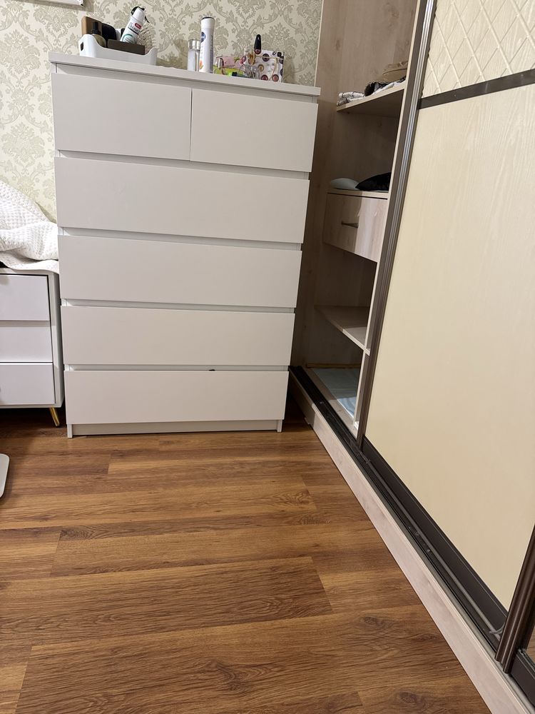 Комод икеа мальм 80x48x123 см
