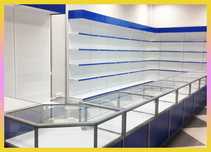 Торговое оборудование для магазина, стеллаж, прилавок витрина pato