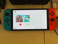 Nintendo Switch OLED 64Gb красный-синий