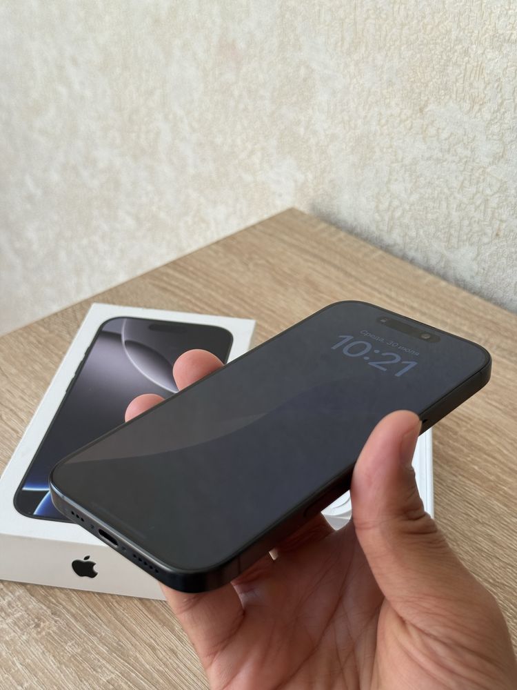  iPhone 16pro 5G 128gb HX/A ЕАС black titanium акб 95%