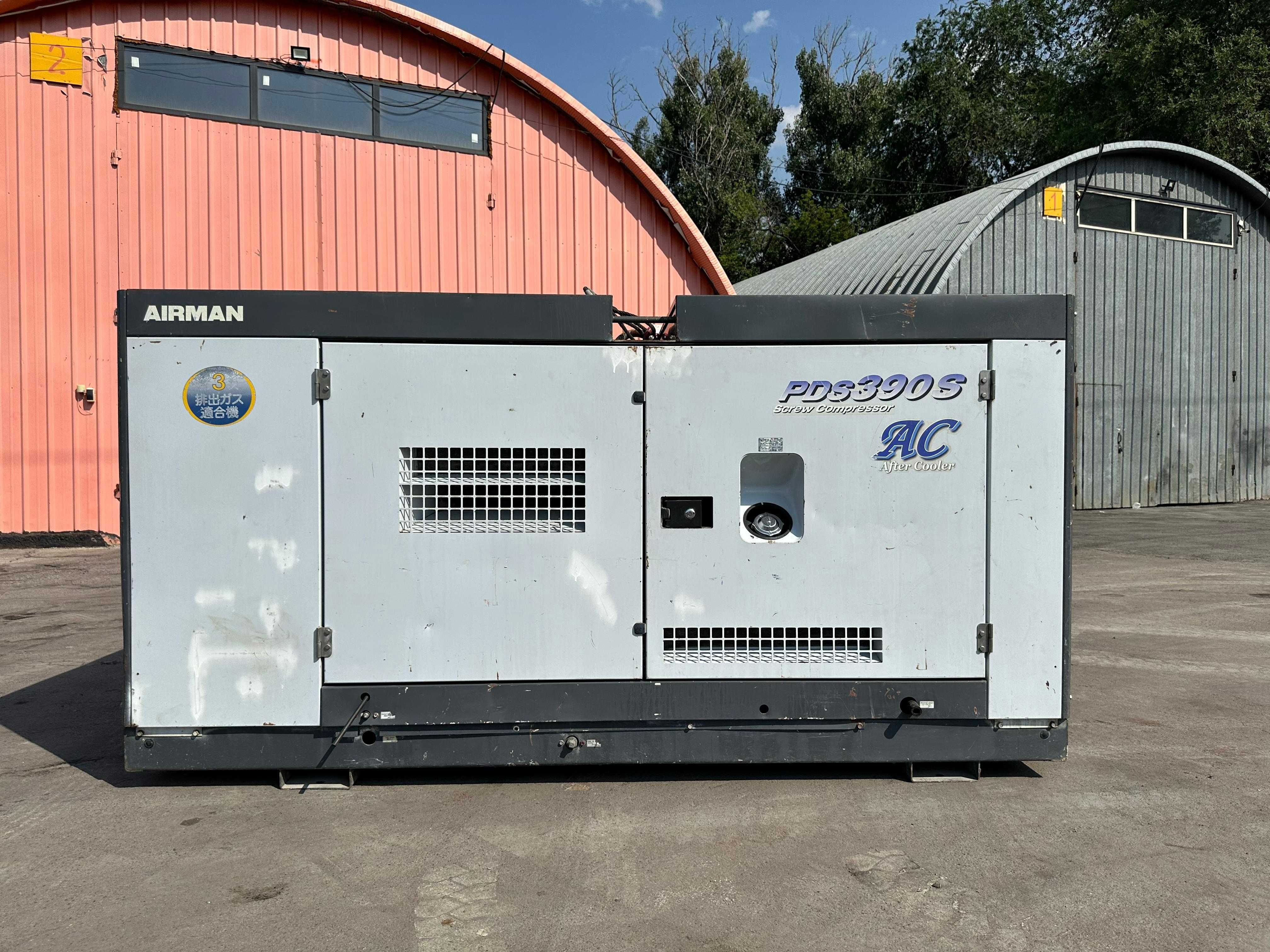 Японский винтовой компрессор AIRMAN PDS 390SC с осушителем