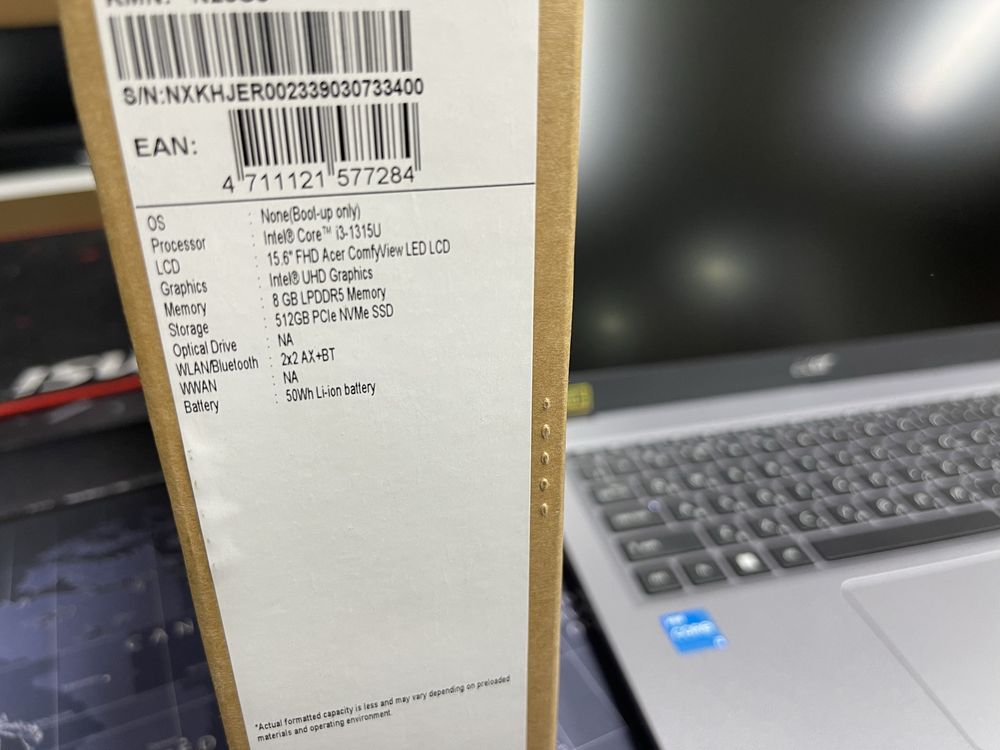 Acer Aspire 5 15 - Core i3-1315U/8Gb/512Gb