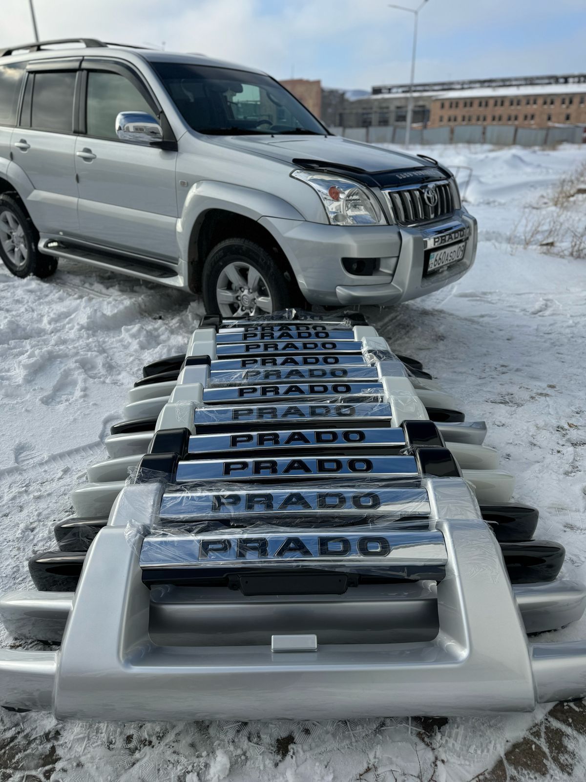 Led фонари в задний бампер Toyota Prado 120 gx470