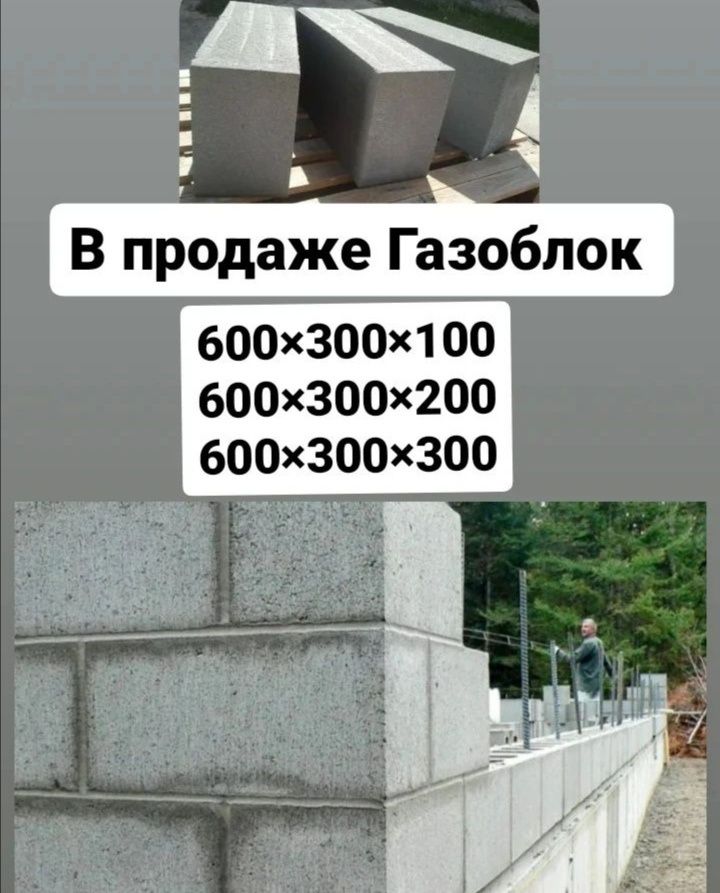 Газоблок в продаже