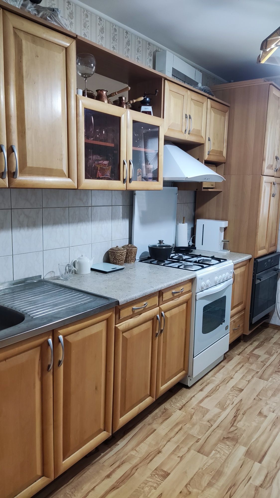 Деревянный  Кухонный гарнитур 3200 см, кухня 3.2 метра