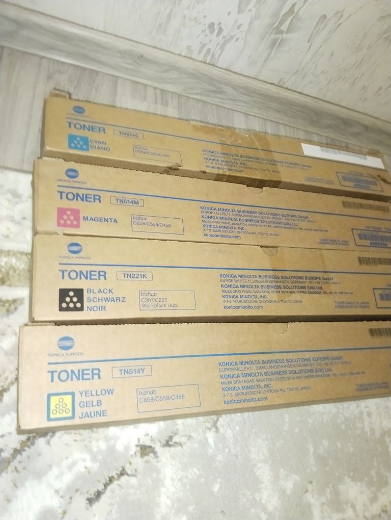 Картриджй тонер  TN221K, TN514Y, TN514C, TN514M,